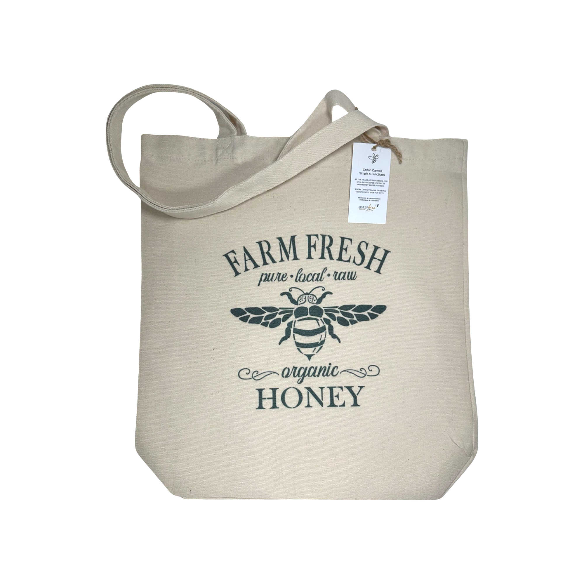 'Farm Fresh Honey' Grocery or Book Tote