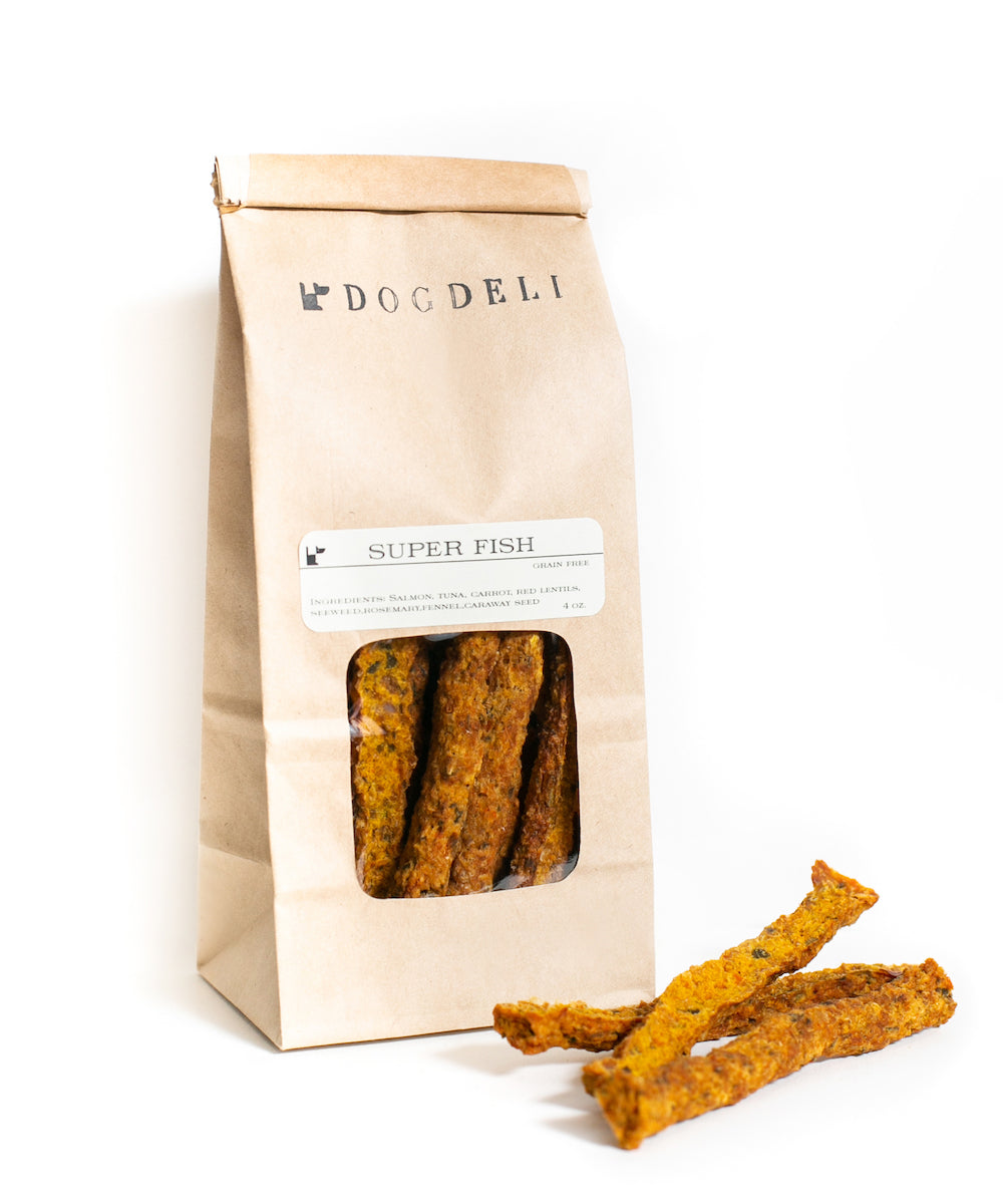 Dehydrated ‘Super Fish’ Sausages,4-oz