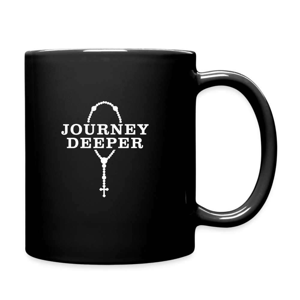 Journey Deeper Black Mug 11 oz.