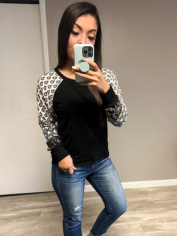 *New* Glam Sleeve top