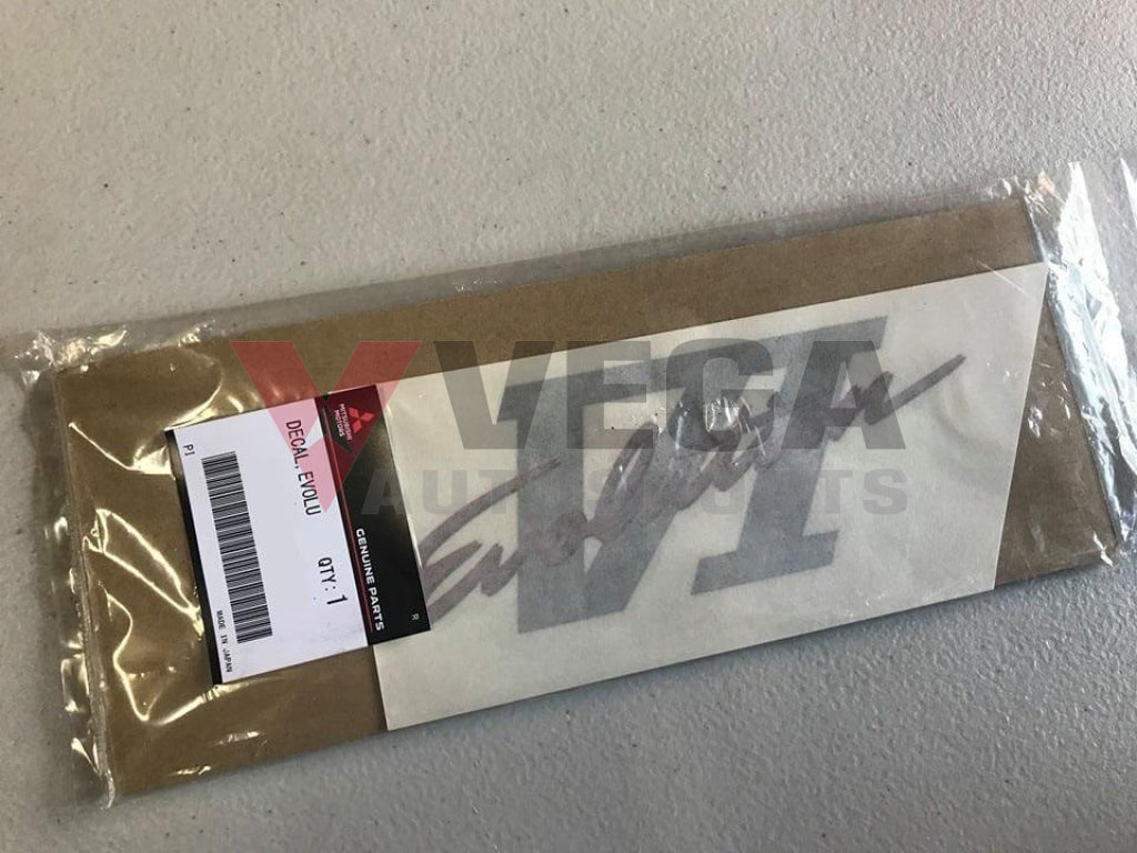 'Evolution VI' Decal to suit Mitsubishi Evo 6 CP9A RED/BLACK/GRAY MR604111