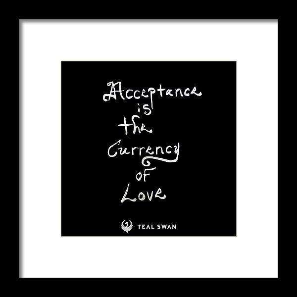Acceptance Quote - Framed Print