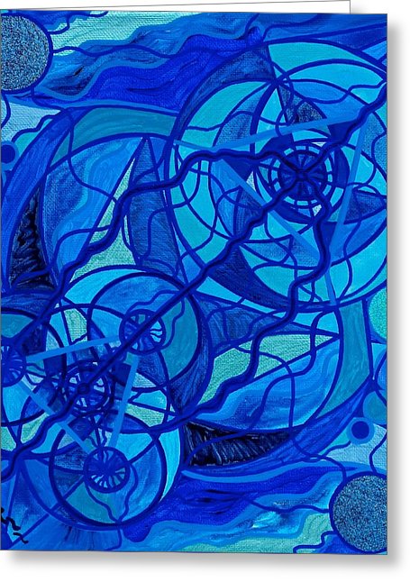 Arcturian Calming Grid - Greeting Card