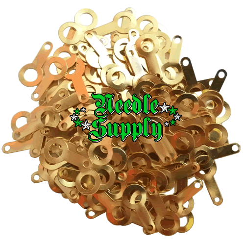#8 Tattoo Machine Brass Solder Lugs (Bag of 10)