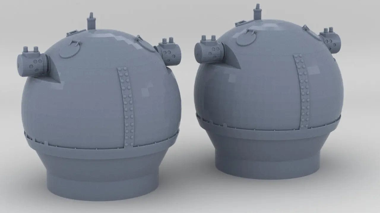 1/100 DKM 4m Type SL-8 Rangefinder Set (2pcs)