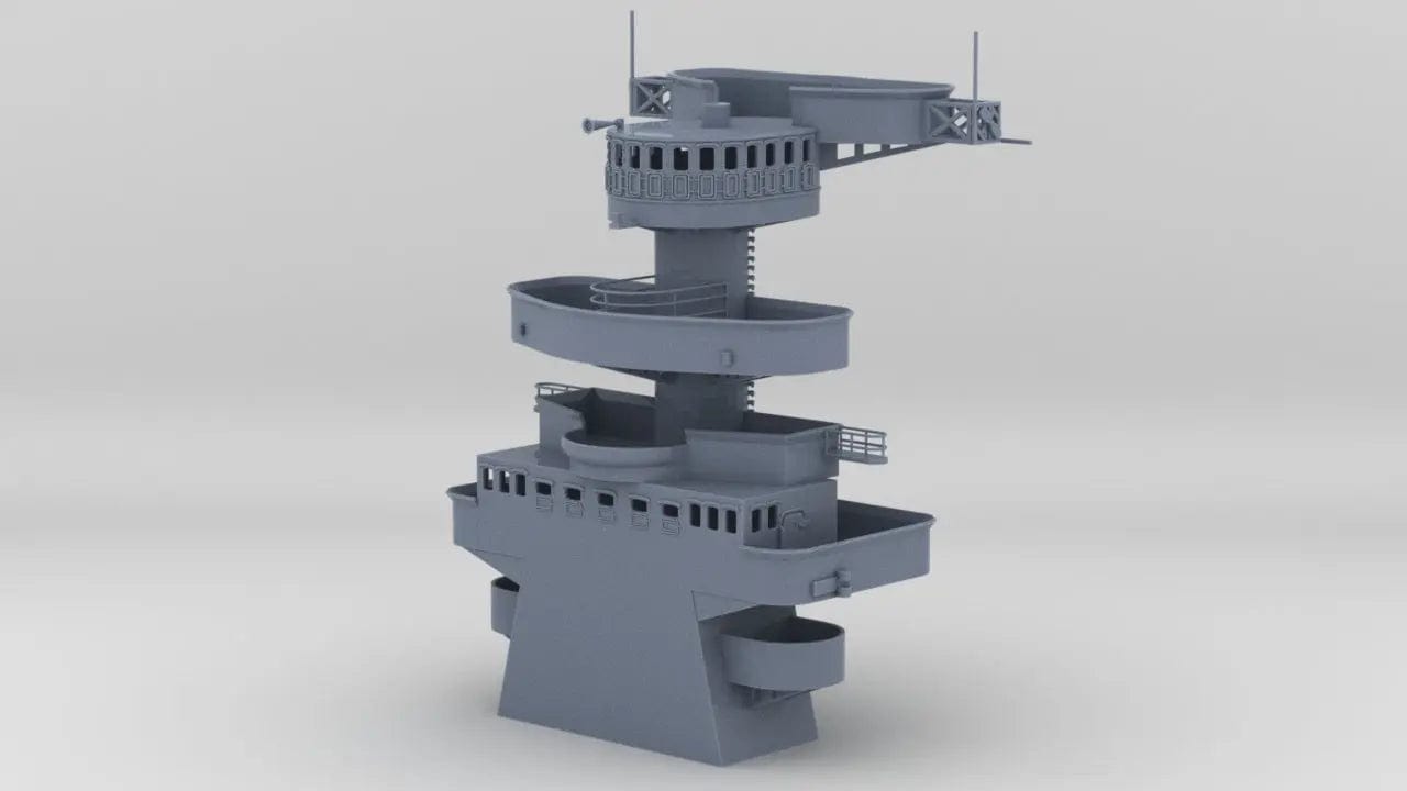1/100 DKM Admiral Scheer Tower