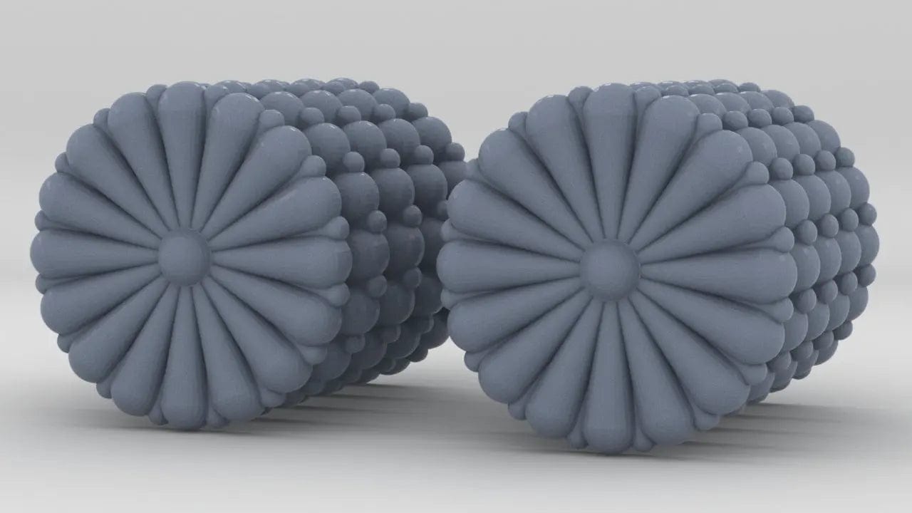 1 inch IJN Gold Chrysanthemum Set (10pcs)