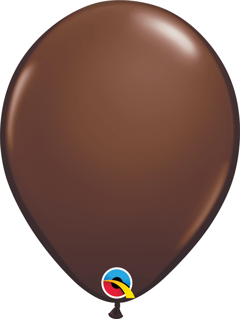 11" Chocolate Brown Latex Balloon