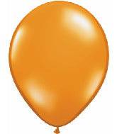 11" Pearl Mandarin Orange Latex Balloon