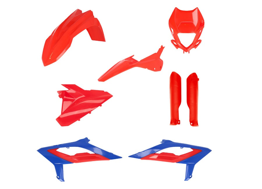 Acerbis Beta 300RX (23-) Full Plastics Kit Red/Blue