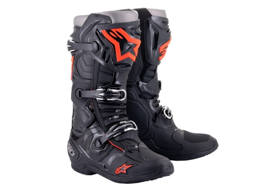 Alpinestars Tech 10 Black/Fluo Red Boot