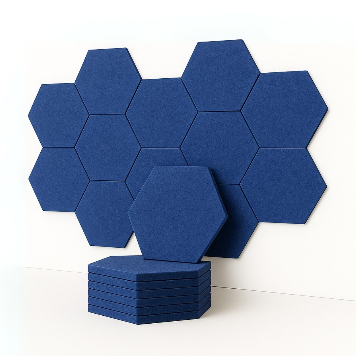 HexaFelt Bevelled Acoustic Panels | Carolina | 7 Pcs