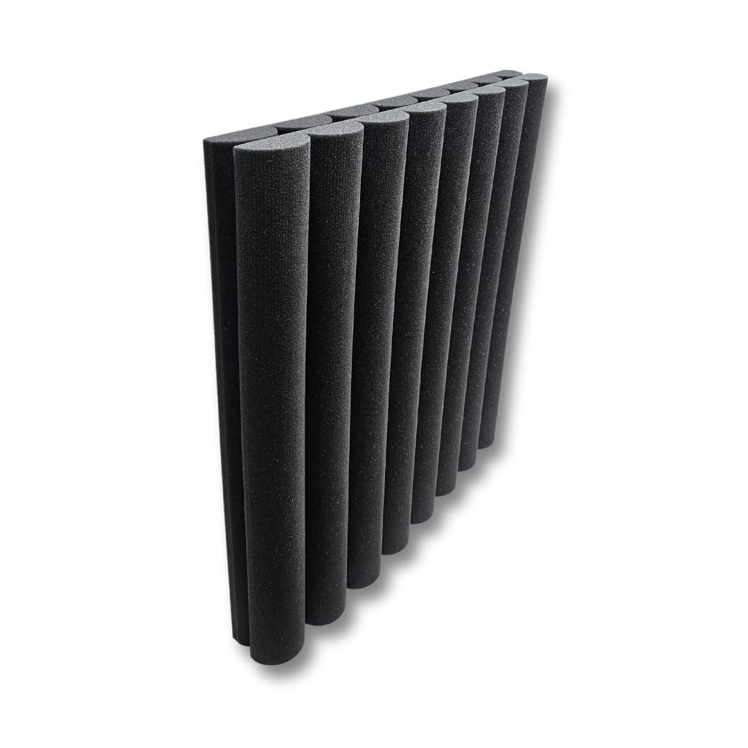 Curve Acoustic Foam 2x2ft, Charcoal