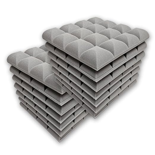 Galaxy  Acoustic Foam 1x1 ft, Stone White