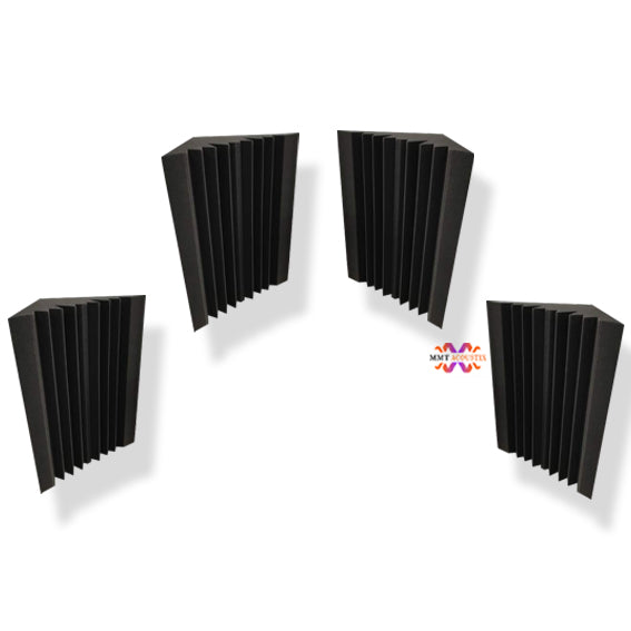 Mega Bass Trap Diffusers, Pro Charcoal, Set of 4 pcs