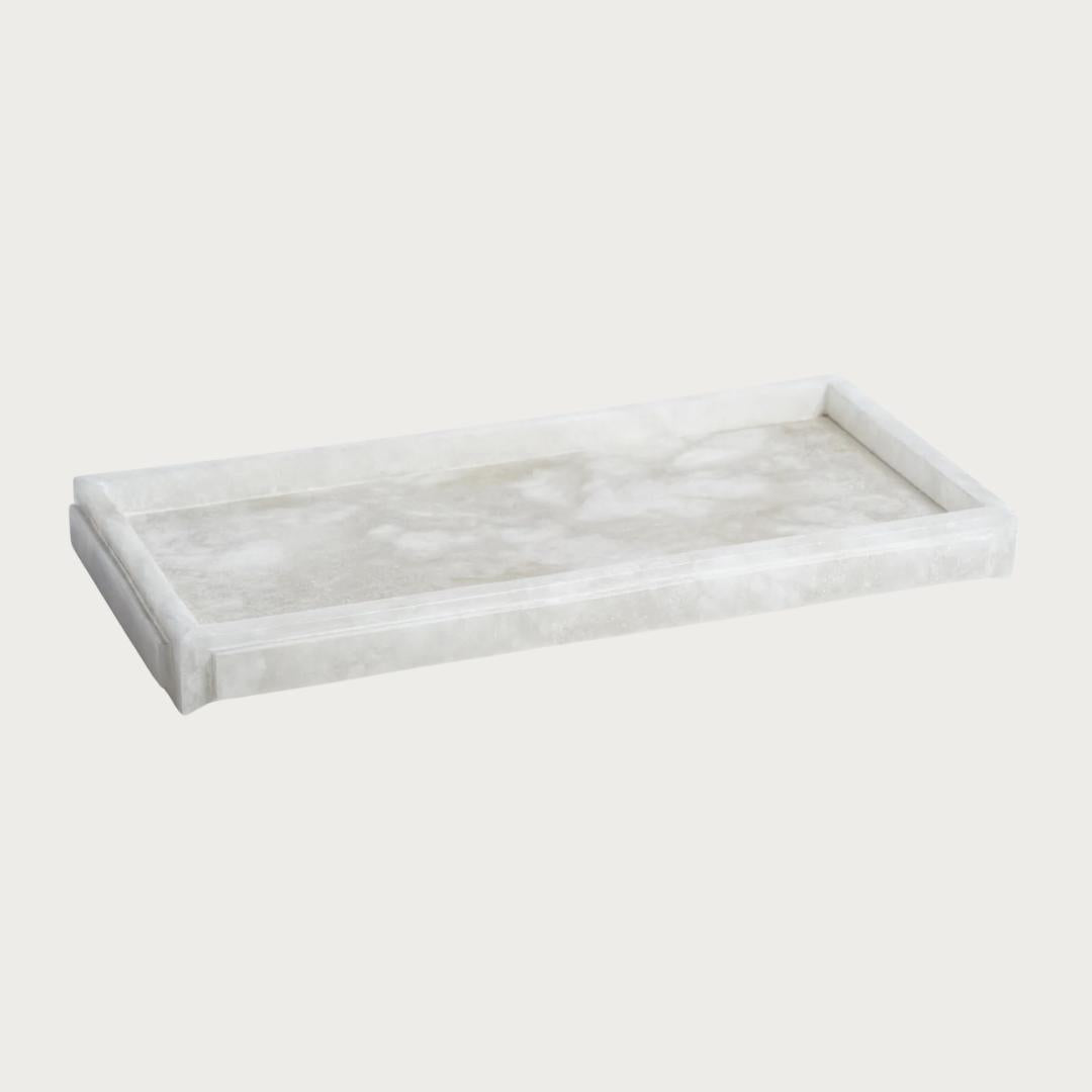 14" L Alabaster Tray
