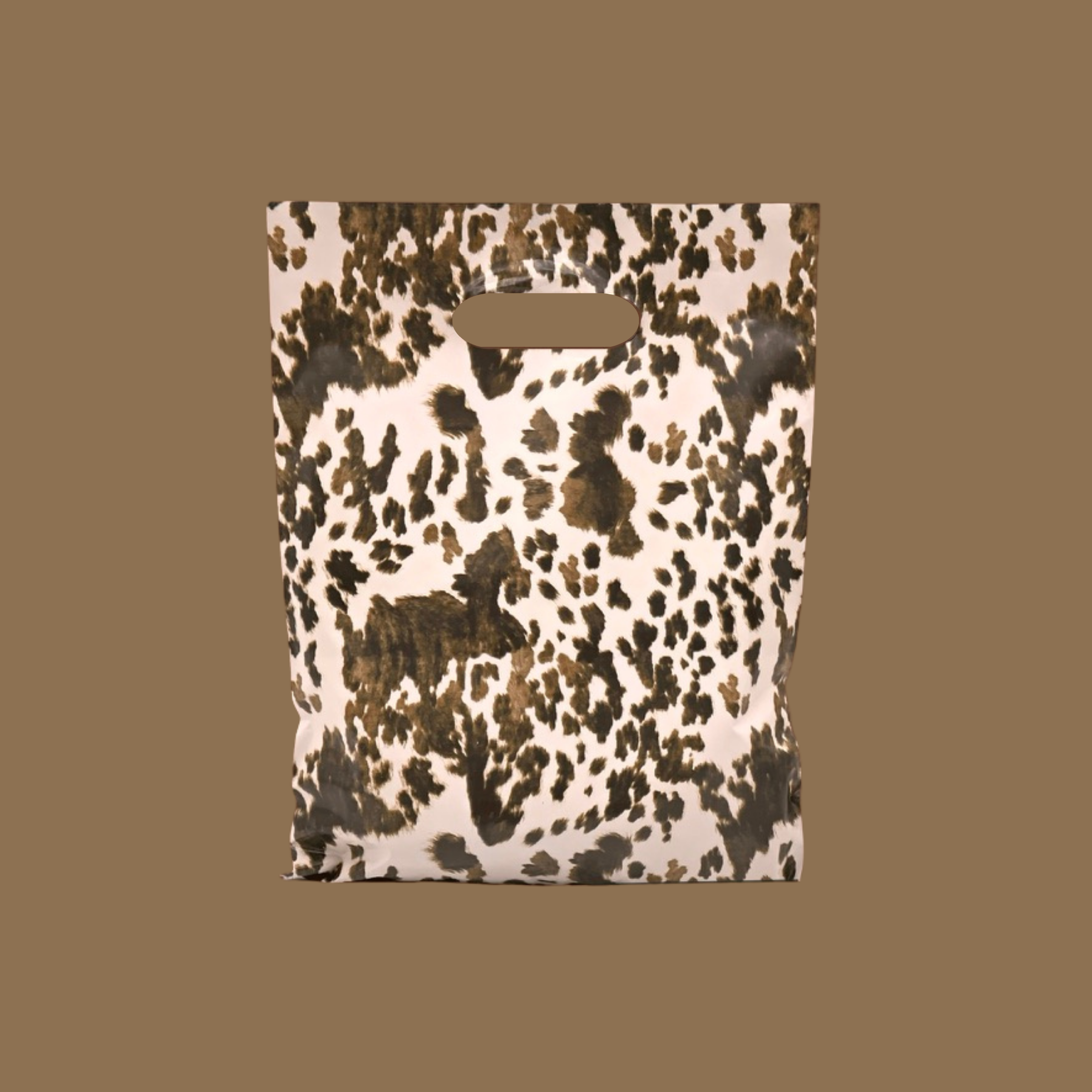 9x12 Merchandise Shopping Bag- Classic Cowhide