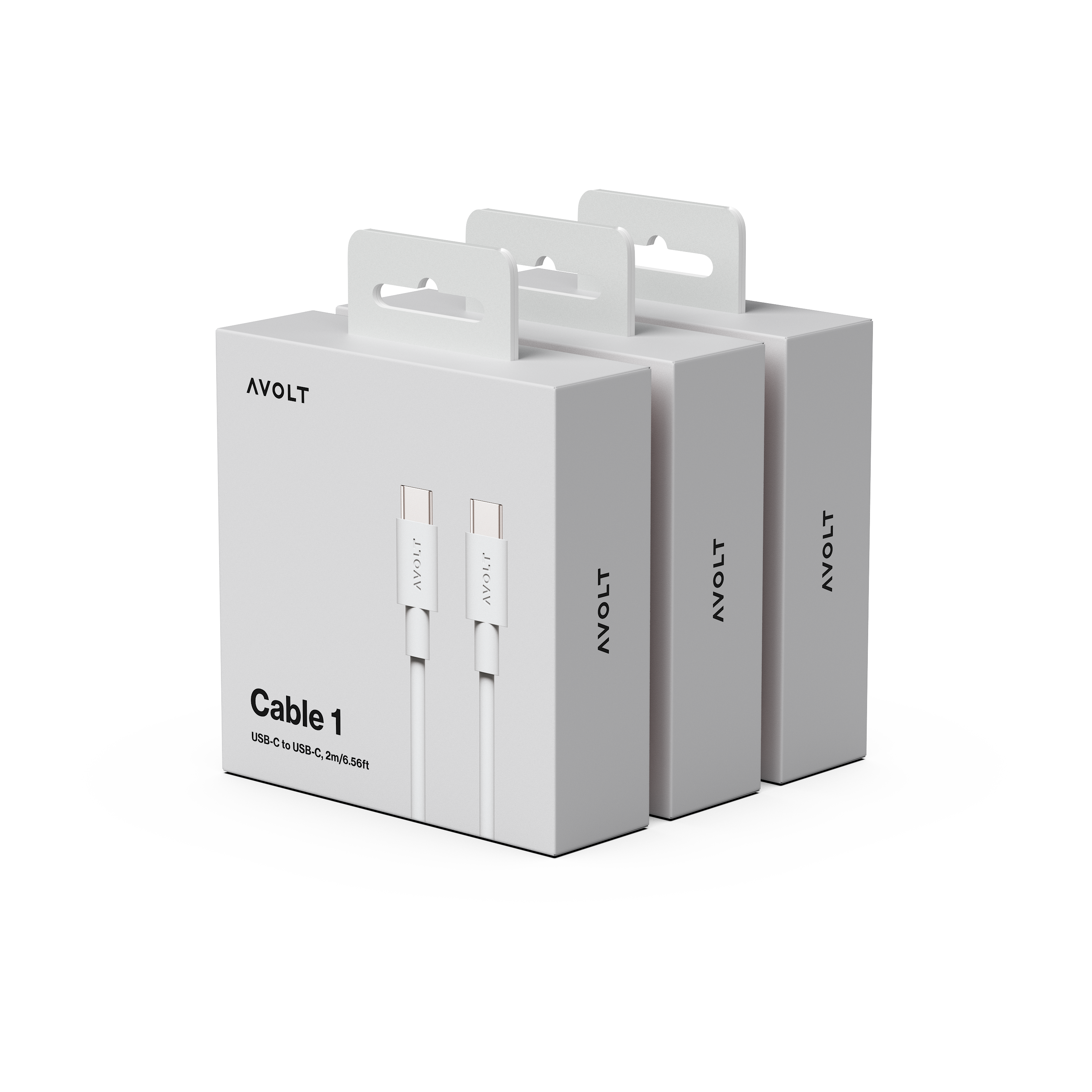 New Cable 1 | 3-Pack Gotland Gray USB-C to USB-C