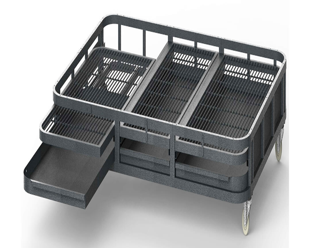 A&E 110"x62" Walk-In Aviary Base