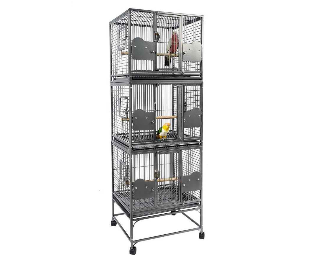 A&E 24''x22'' Triple Stack Bird Cage