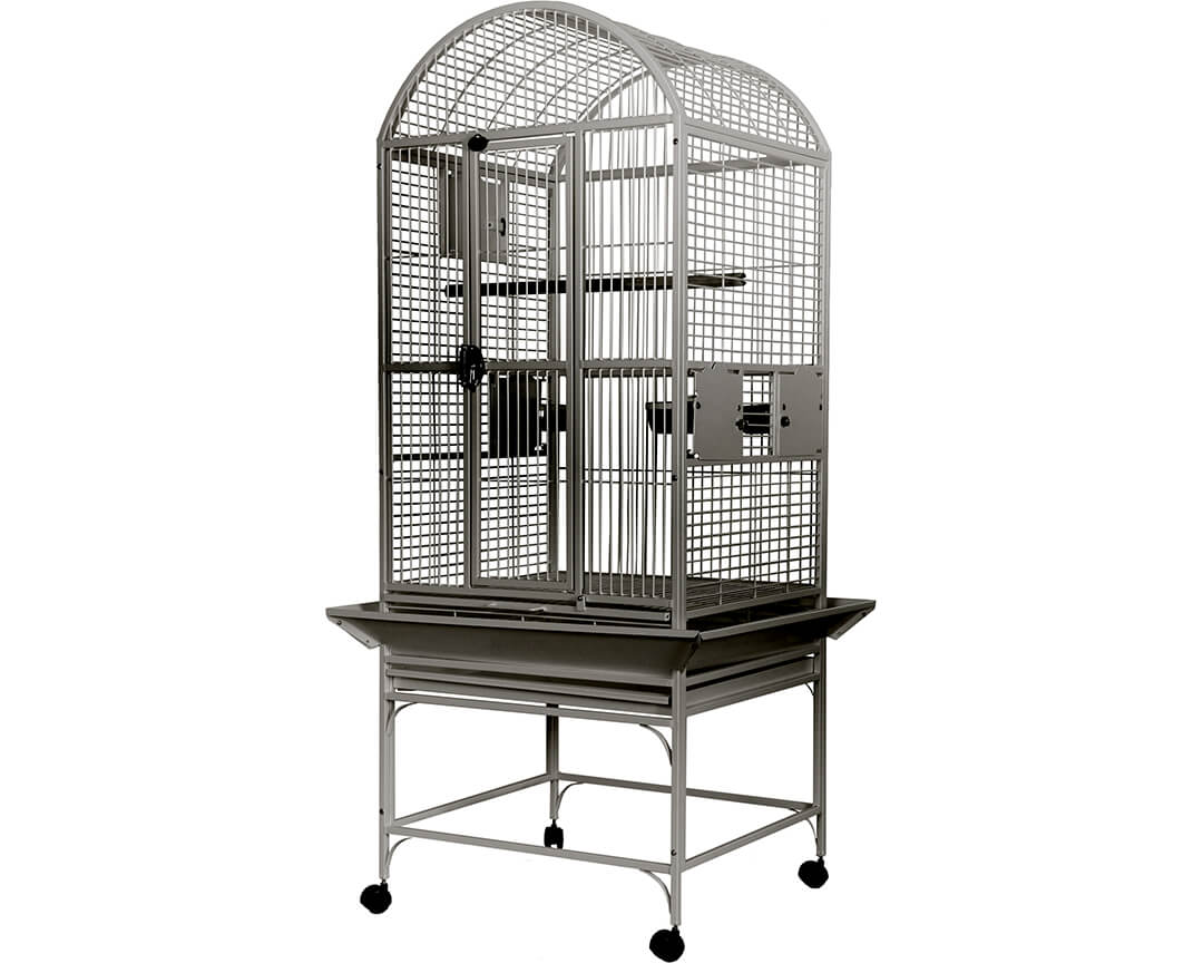 A&E Stainless Steel 24"x22" Dome Top Bird Cage