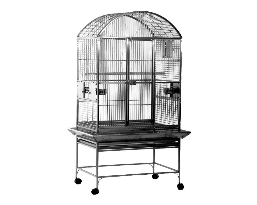 A&E Stainless Steel 32"x23" Dome Top Bird Cage