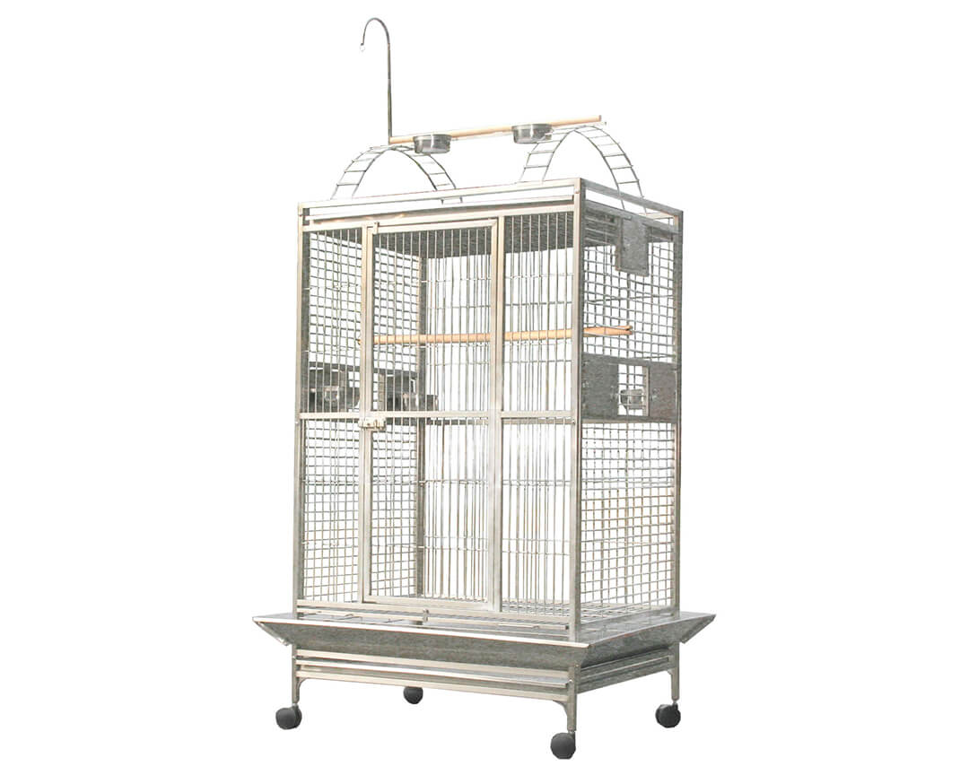 A&E Stainless Steel 40"x30" Play Top Bird Cage