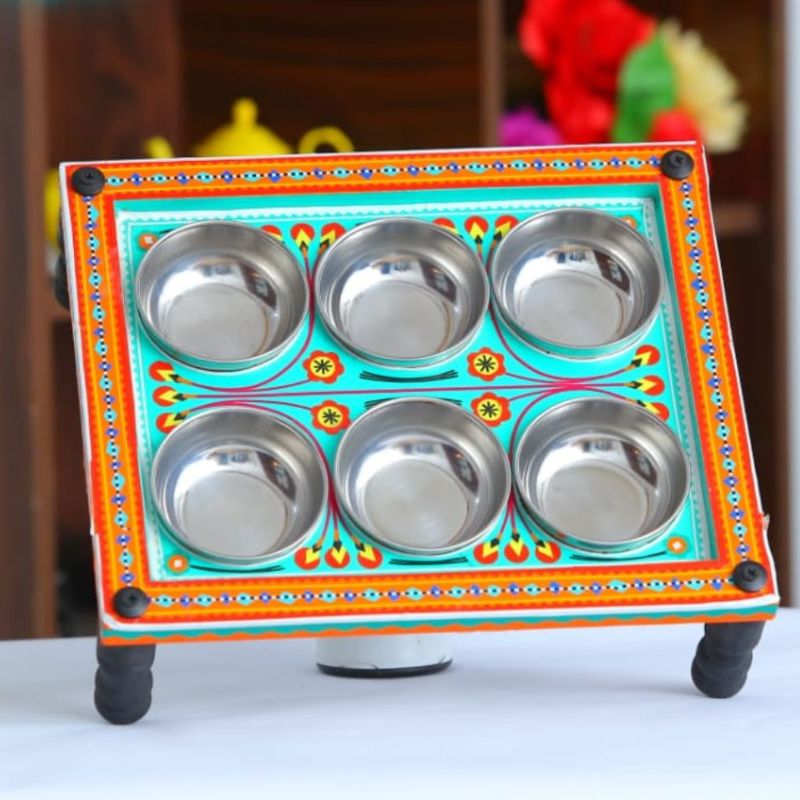 Aqua Truck Art Inspired Chatni Charpai