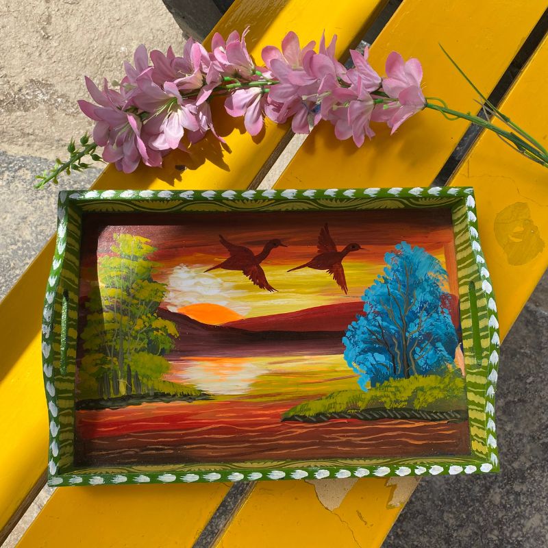 Beautiful Sunset Tray