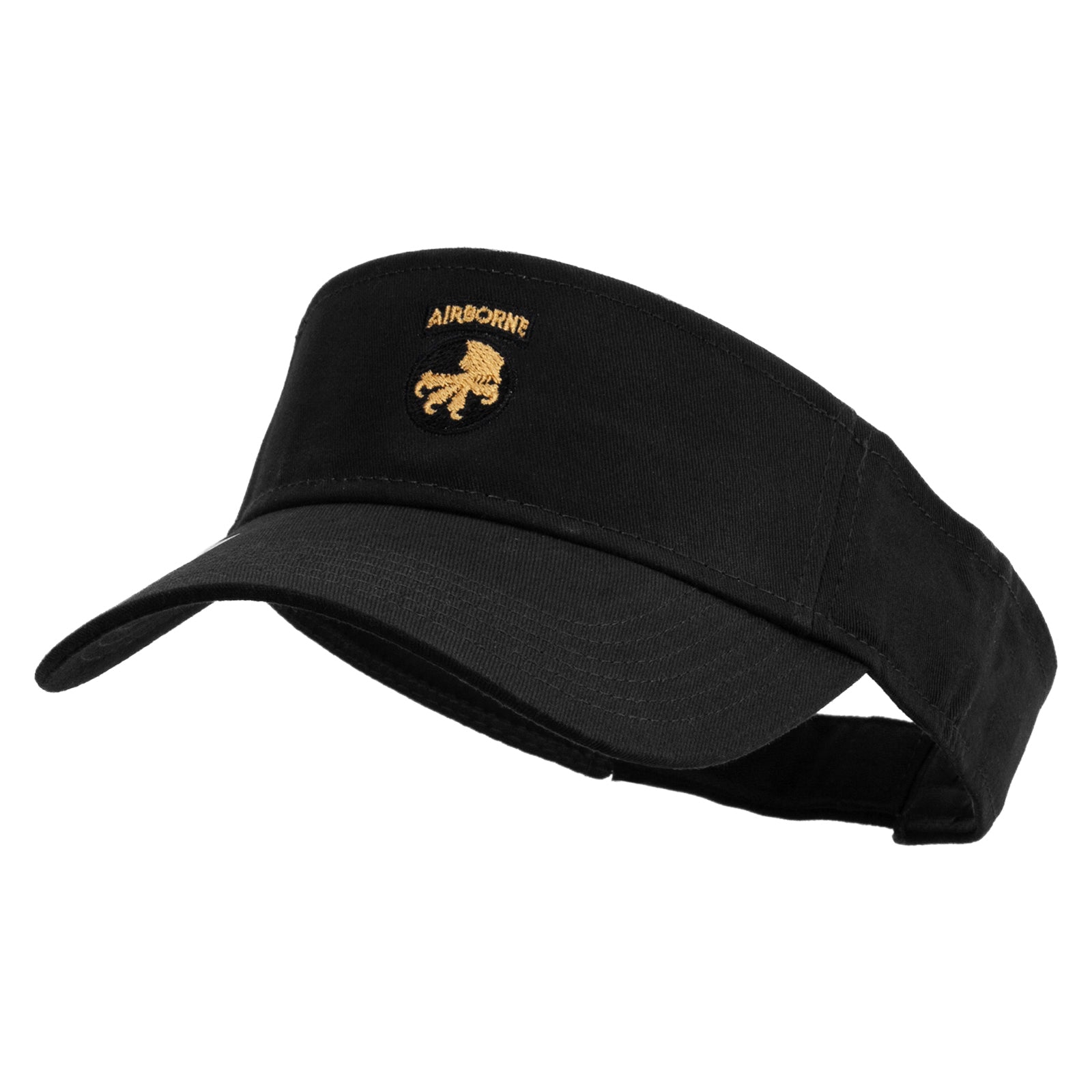 17th Airborne Division Embroidered Cotton Twill Sun Visor
