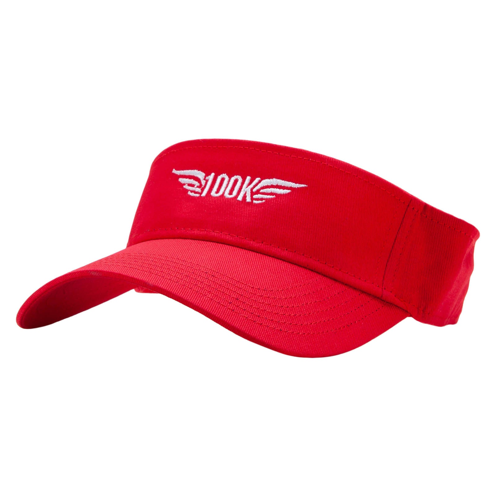 100k Embroidered Cotton Twill Sun Visor