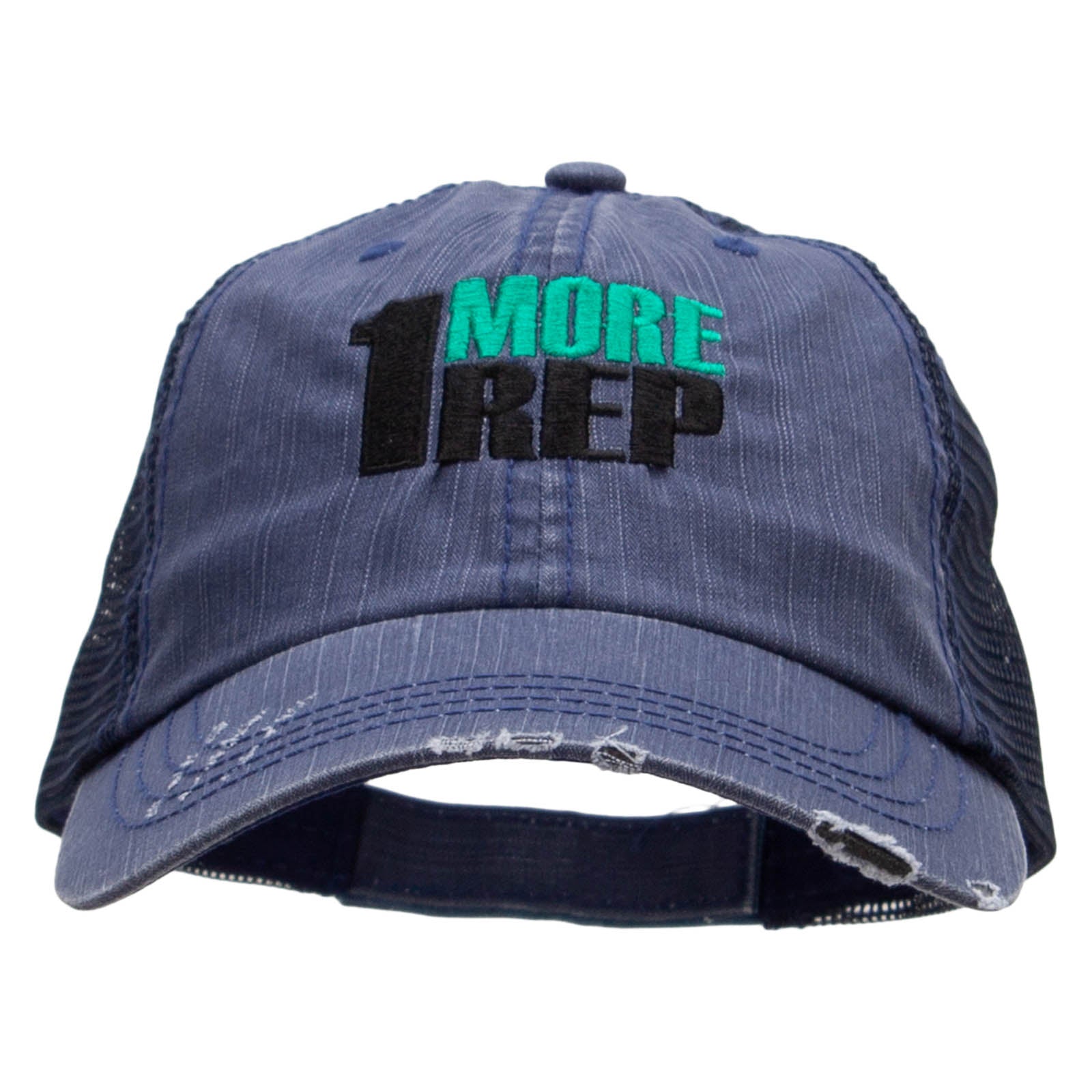 1 More Rep Embroidered Low Profile Special Cotton Mesh Cap