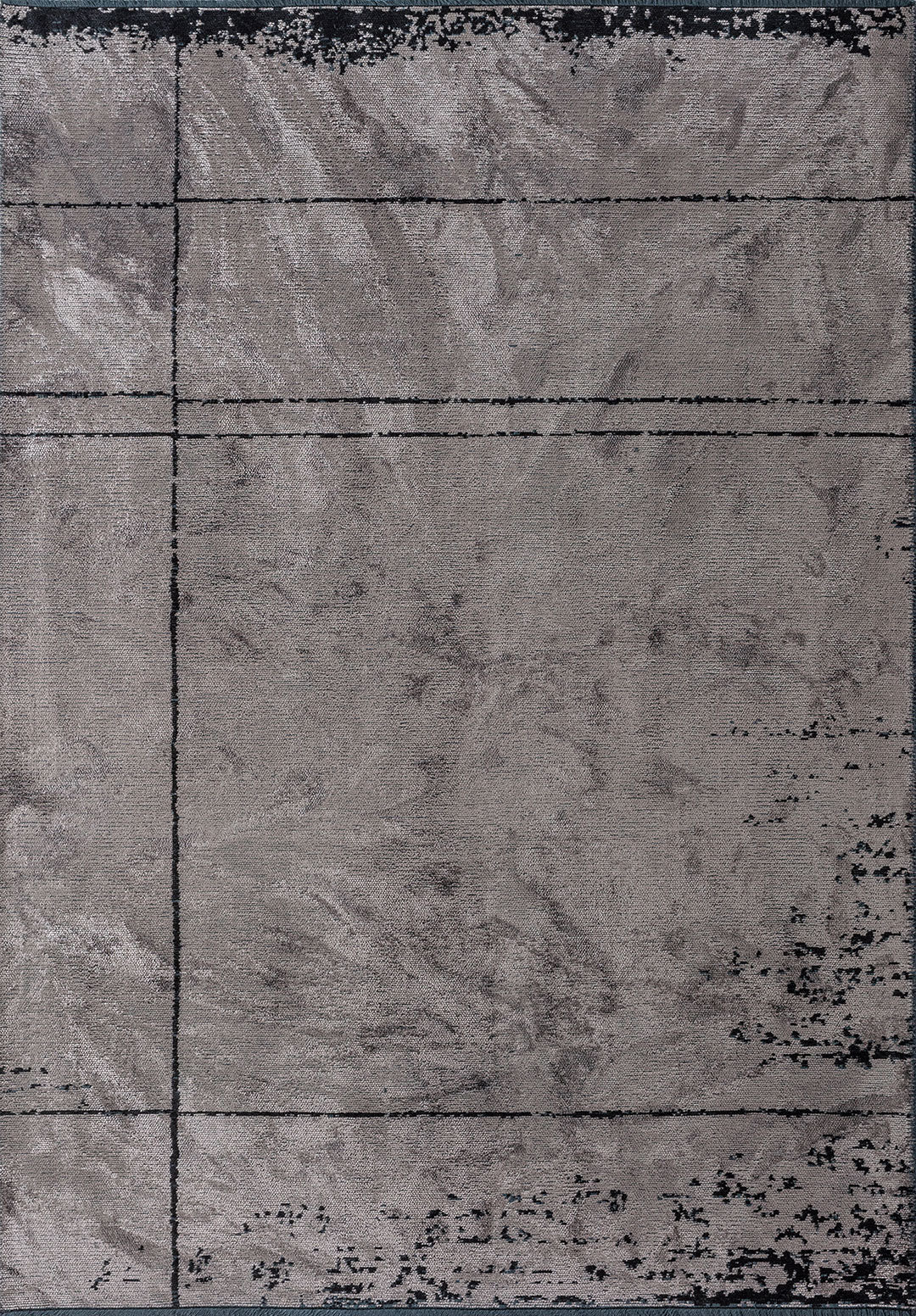 Barber Black - Dark Grey Rug