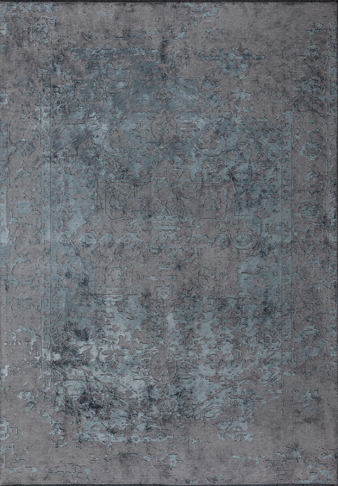 Antique Blue - Grey Rug