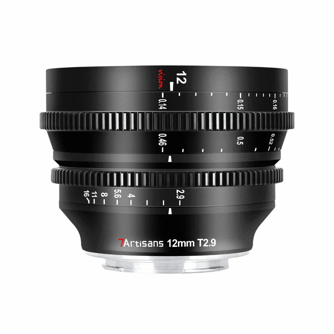 7artisans 12mm T2.9 APS-C Ultra Wide Angle Cinema Lens