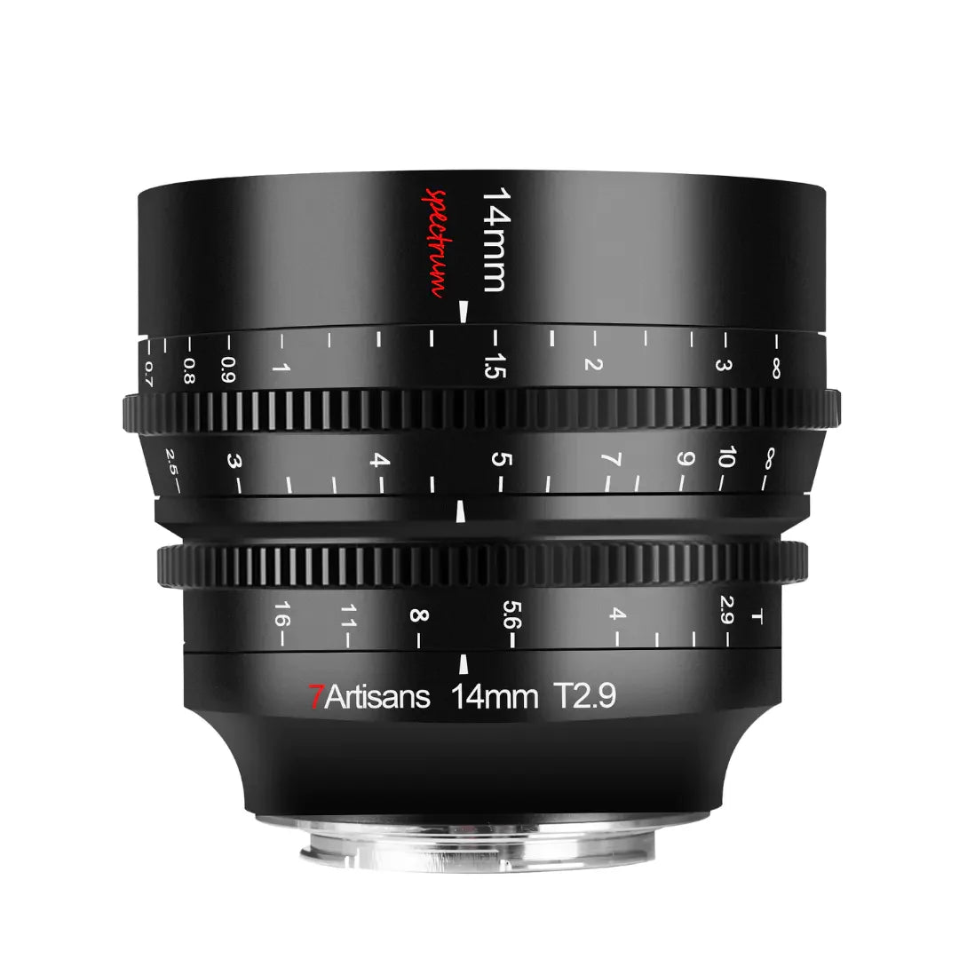 7artisans 14mm T2.9 Ultra Wide Angle Full Frame Cinema Lens