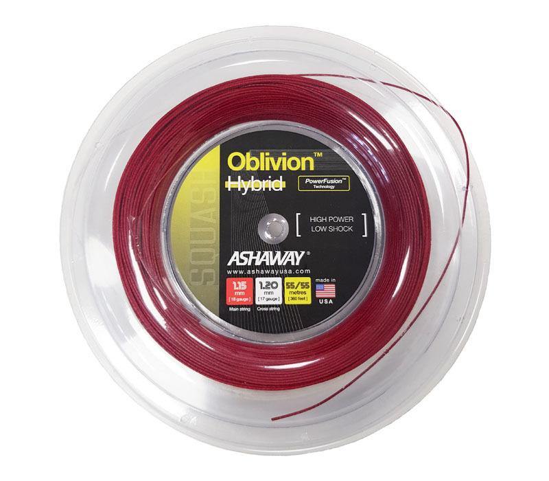 Ashaway Oblivion Hybrid Squash String 55m plus 55m Reel