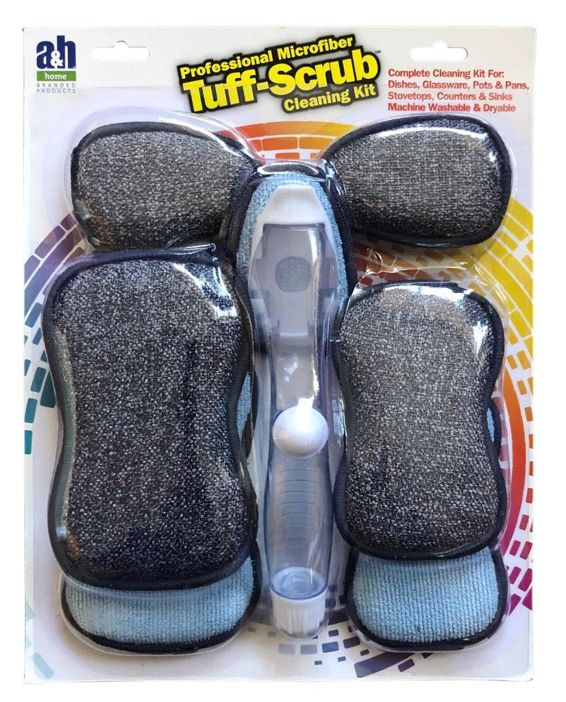 A&H Tuff-Scrub Head Refills, Cleaning Kit