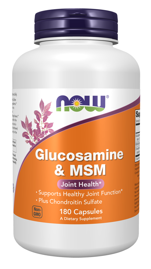 NOW Foods Glucosamine & MSM Joint Health - 180 Capsules