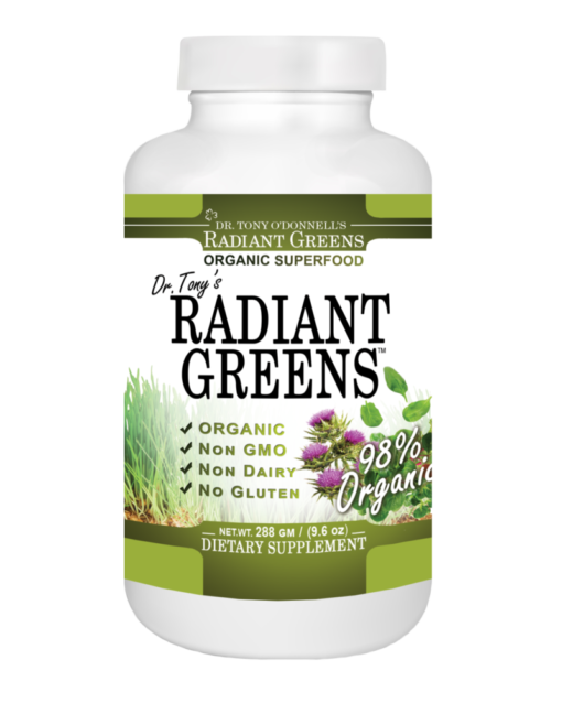 Dr. Tony O'Donnell's Radiant Greens Organic™ Premium Superfood 30 Servings - GW Health
