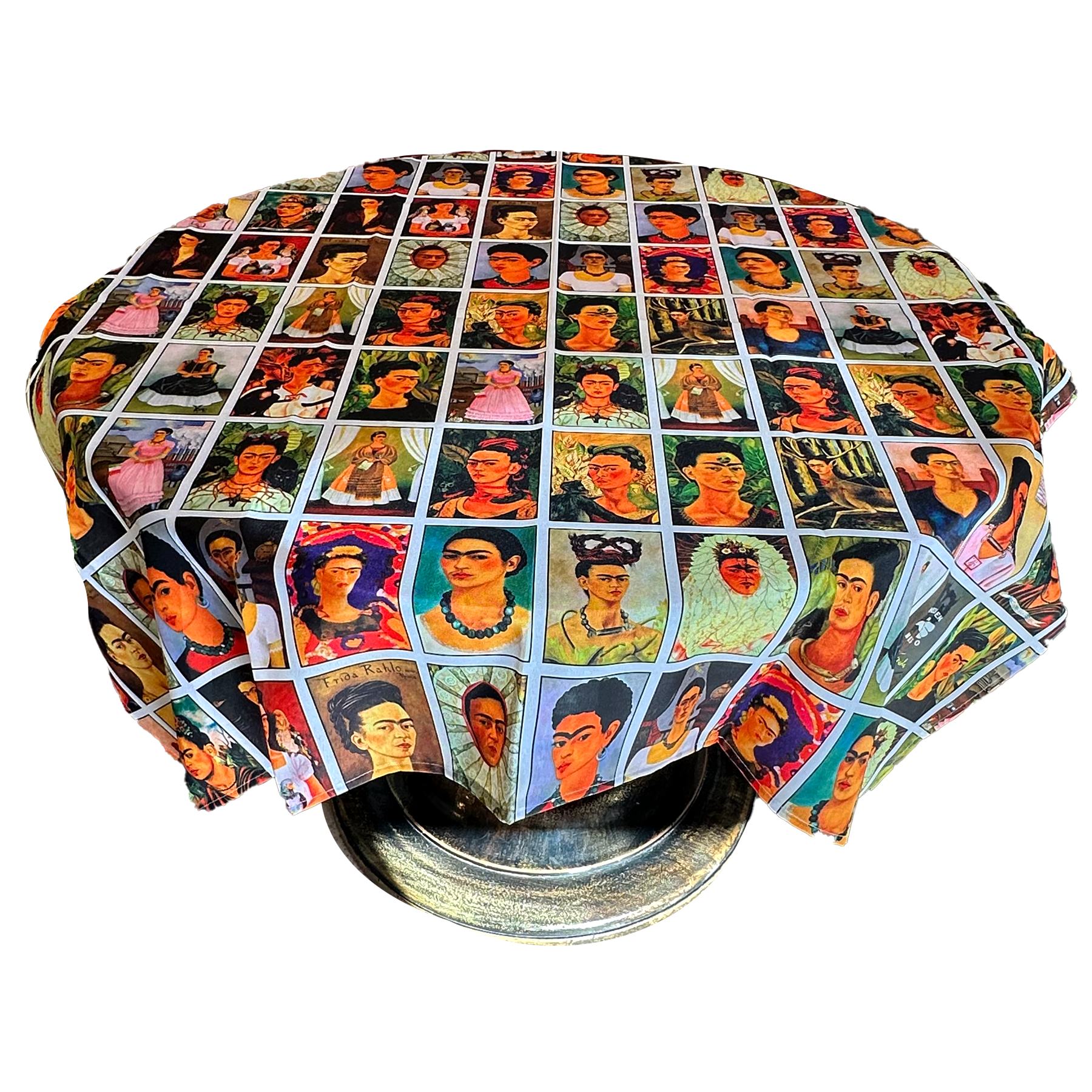 Frida Mexican Lotería Design Tablecloth