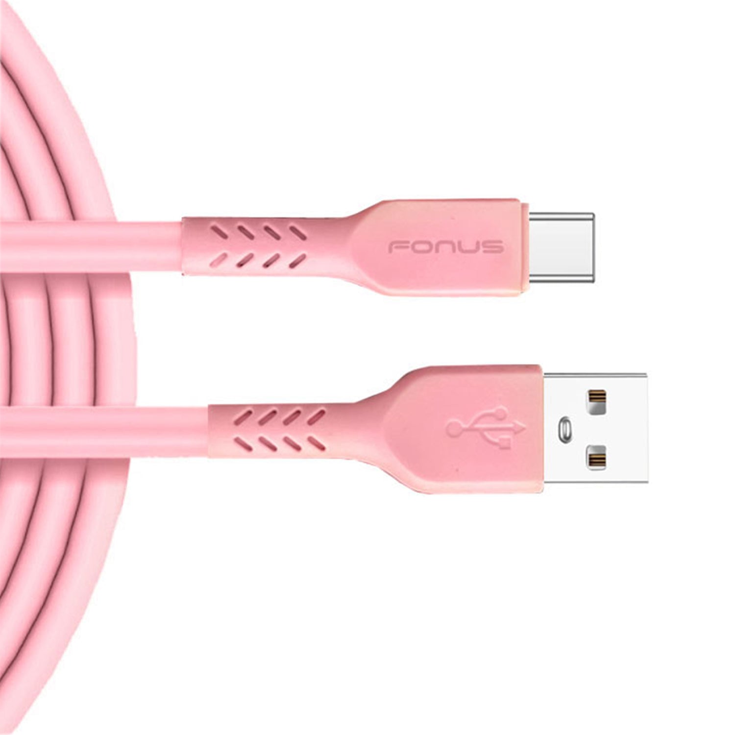 10ft Long USB-C Cable, Power Wire Charger Cord Pink - ACJ16