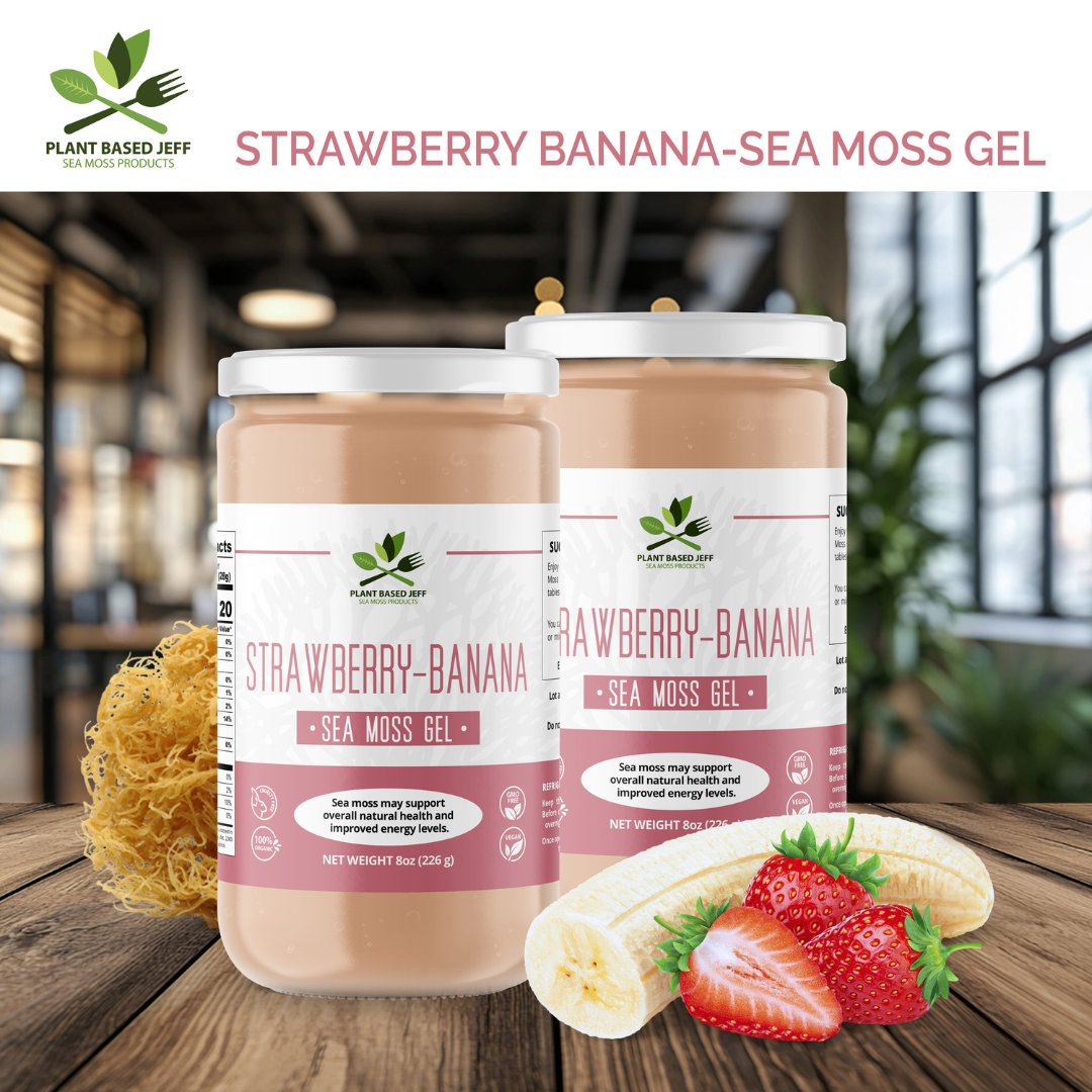 Strawberry-Banana Sea Moss Gel Bundle