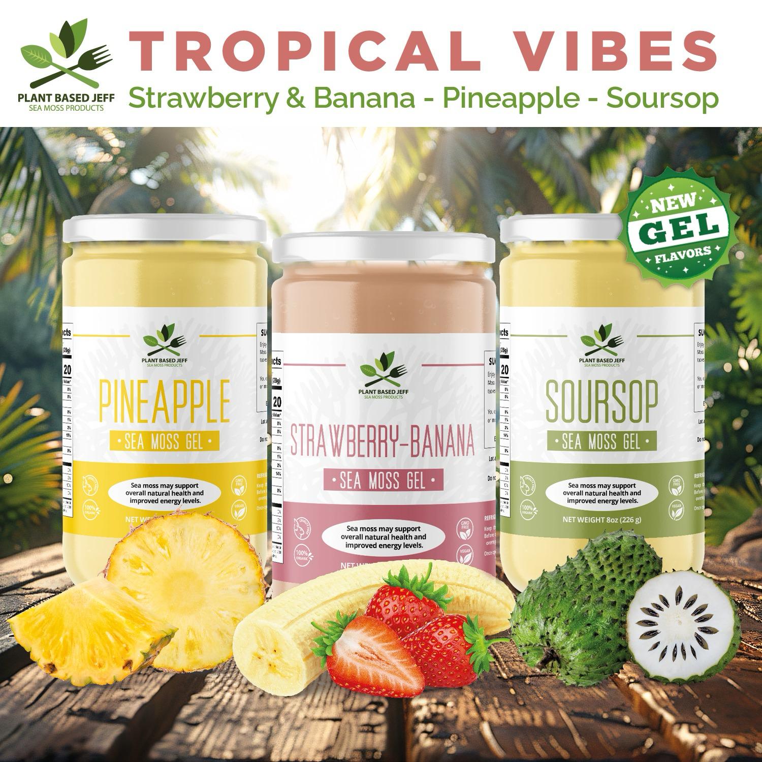 Tropical Vibes Seamoss Bundle (LIMITED BUNDLE)