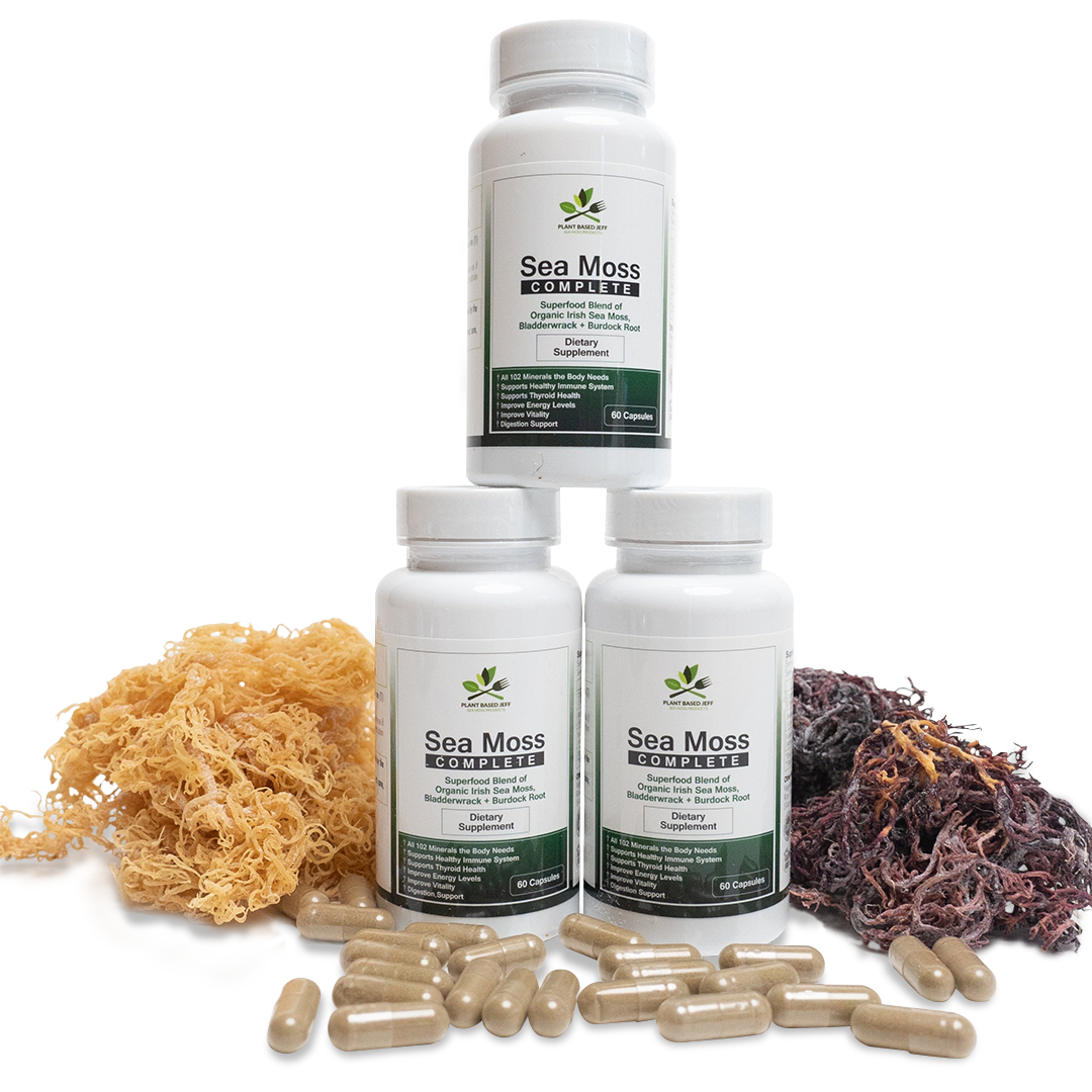 SEA MOSS COMPLETE CAPSULES (BUNDLE) 3 Bottles
