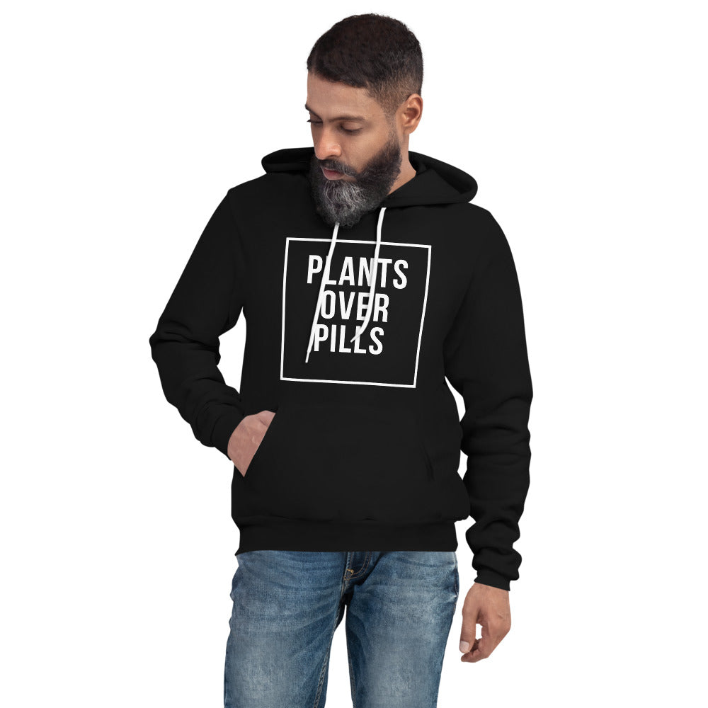 PLANTS OVER PILLS HOODIE (UNISEX)