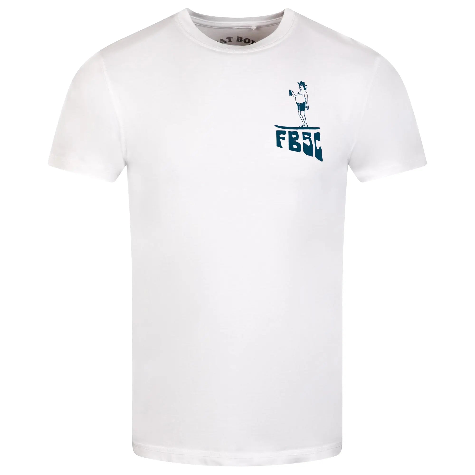 Big Wave Jerry Tee - White/Purple