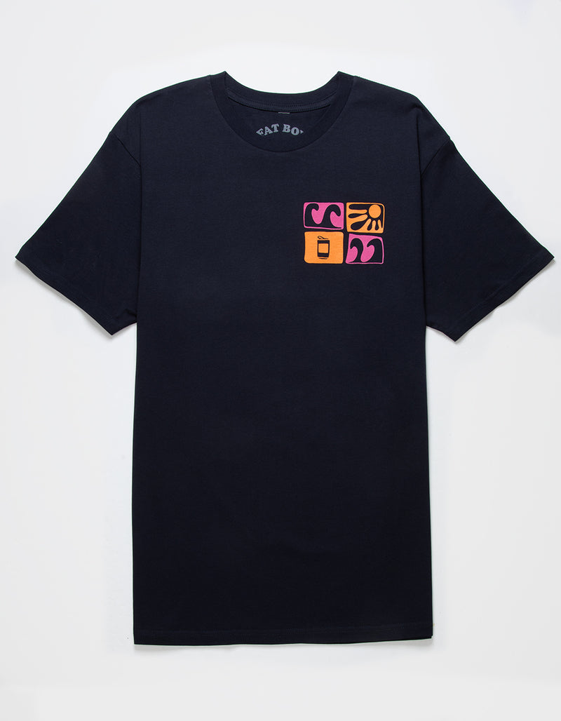 Waves and Rays Tee - Navy