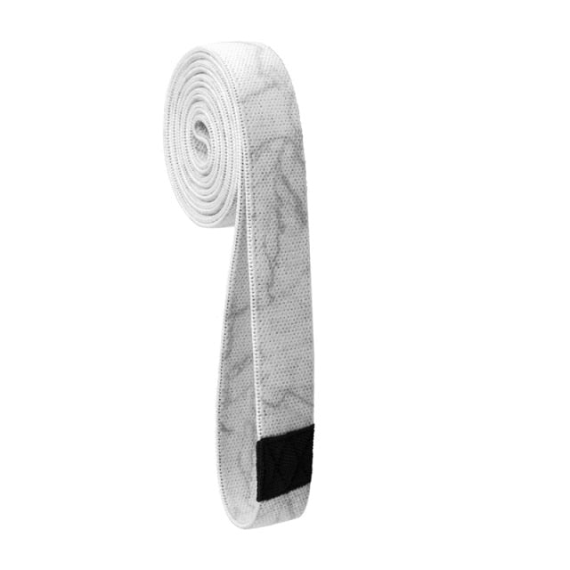 5-15lbs Long Resistance Band - White Marble