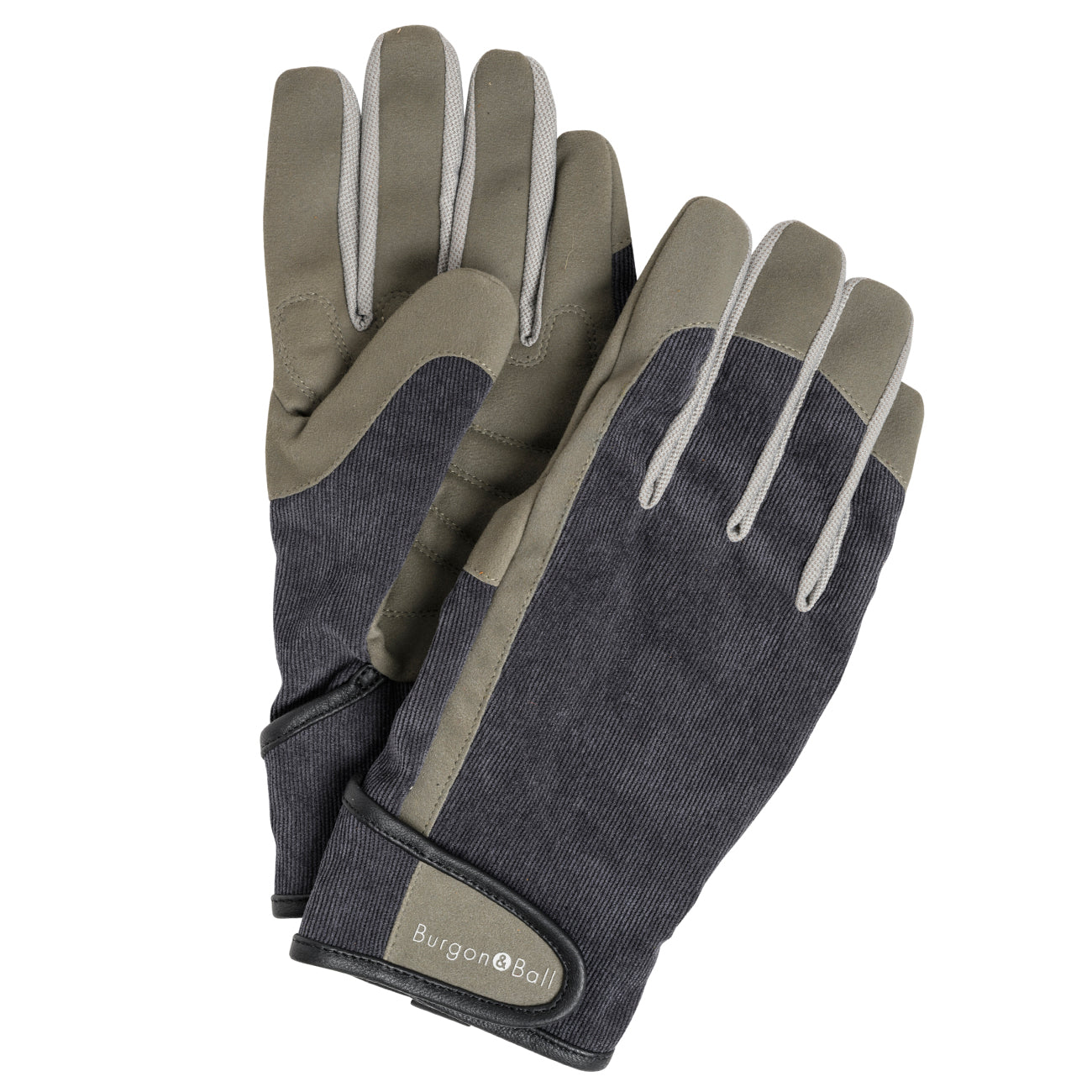 'Dig the Glove' Men's Gardening Gloves, Slate Corduroy
